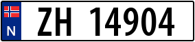 Truck License Plate